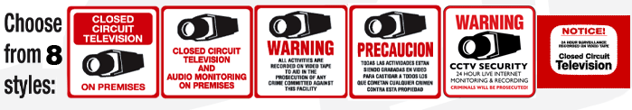 surveillance signs